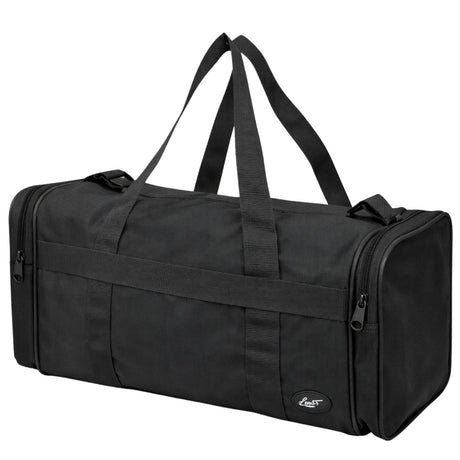 28L Leuts Foldable Waterproof Sports Duffle Bag - Black (School/Gym/Travel Duffel)
