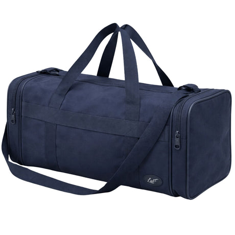 28L Leuts Foldable Waterproof Sports Duffle Bag - Navy Blue (School/Gym/Travel Duffel)