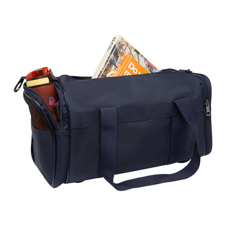 28L Leuts Foldable Waterproof Sports Duffle Bag - Navy Blue (School/Gym/Travel Duffel)