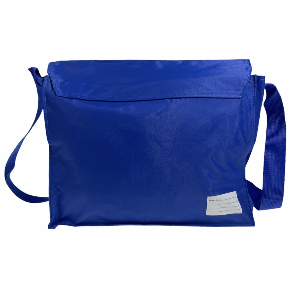 Leuts Tote Library Shoulder Bag - Royal Blue (Nylon Waterproof School Books Messenger Bag)