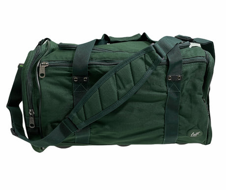 44L Leuts Foldable Duffle Sports Bag w/ D-Zip - Bottle Green (School/Gym/Travel Duffel)