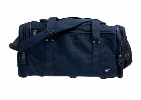 44L Leuts Foldable Duffle Sports Bag w/ D-Zip - Dark Navy (School/Gym/Travel Duffel)