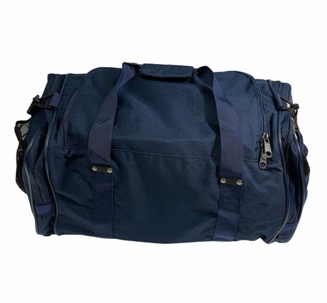 44L Leuts Foldable Duffle Sports Bag w/ D-Zip - Dark Navy (School/Gym/Travel Duffel)