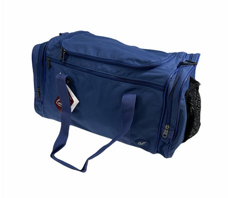 44L Leuts Foldable Duffle Sports Bag w/ D-Zip - Royal Blue (School/Gym/Travel Duffel)