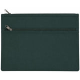 Leuts Twin Zip Jumbo Pencil Case - Bottle Green (School/Office/Storage Pouch)