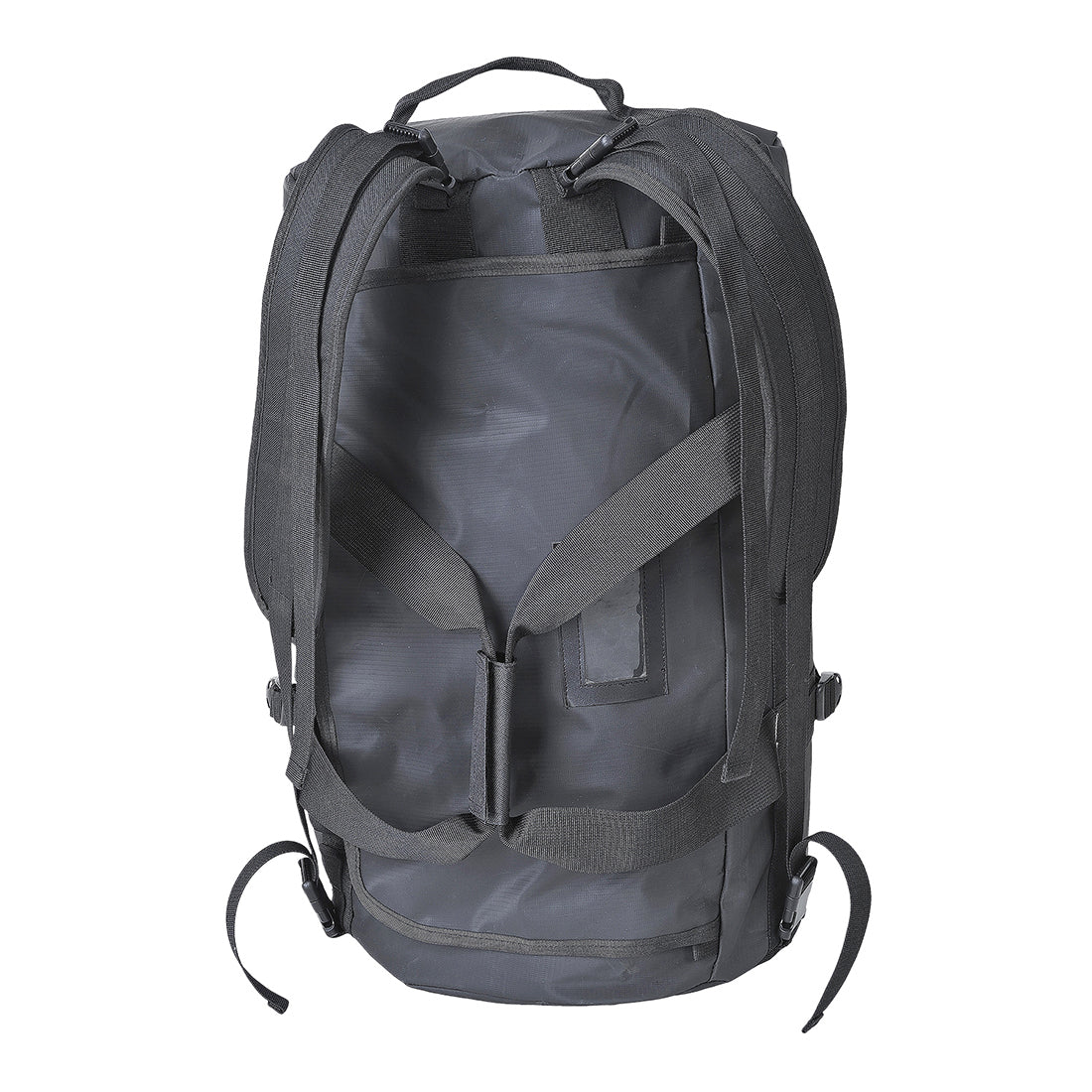 Portwest 70L Waterproof Duffle Bag - Black (Travel Gym Overnight Foldable Duffel)