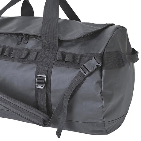 70L Waterproof Travel Duffle Gym Bag Overnight Travel Luggage Duffel Foldable - Black