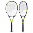 Babolat Boost Aero Tennis Racquet in Grey/Yellow/White - Strung