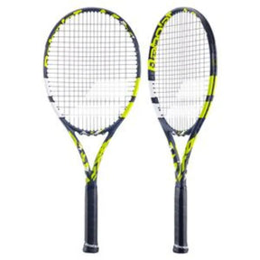 Babolat Boost Aero Tennis Racquet in Grey/Yellow/White - Strung