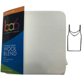 ba6 Womens Wool Blend Camisole Singlet Thermal Top - Sleeveless Slim Fit