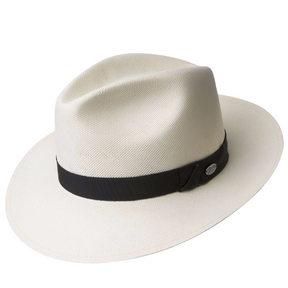 Bailey Blackburn Lite Mens Shantung Straw Trilby Hat - Natural (Made in USA Fedora 63117) - Natural
