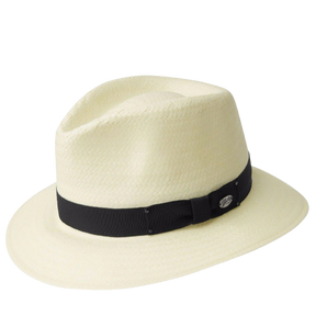 Bailey Spencer Lite Mens Straw Trilby Hat - Natural (Made in USA Summer Fedora)