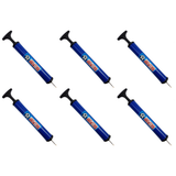 6x Portable 28cm Ball Pump with Needle Bulk Pack (Football/Basketball/Soccer Air Inflator)