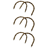 3 Pair 100% Replacement Bamboo Handles for Straps/Handbag Pack (Made in Japan)