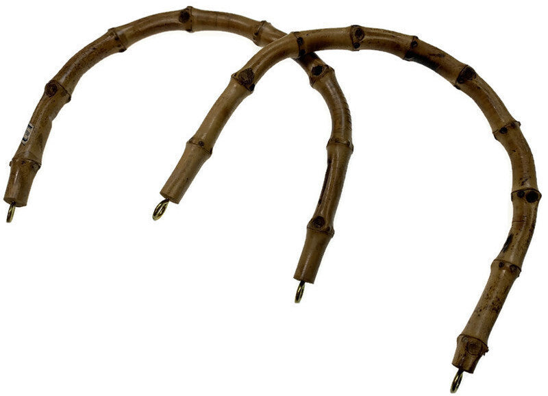 1 Pair 100% Replacement Bamboo Handles for Straps/Handbag (Made in Japan)