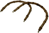1 Pair 100% Replacement Bamboo Handles for Straps/Handbag (Made in Japan)