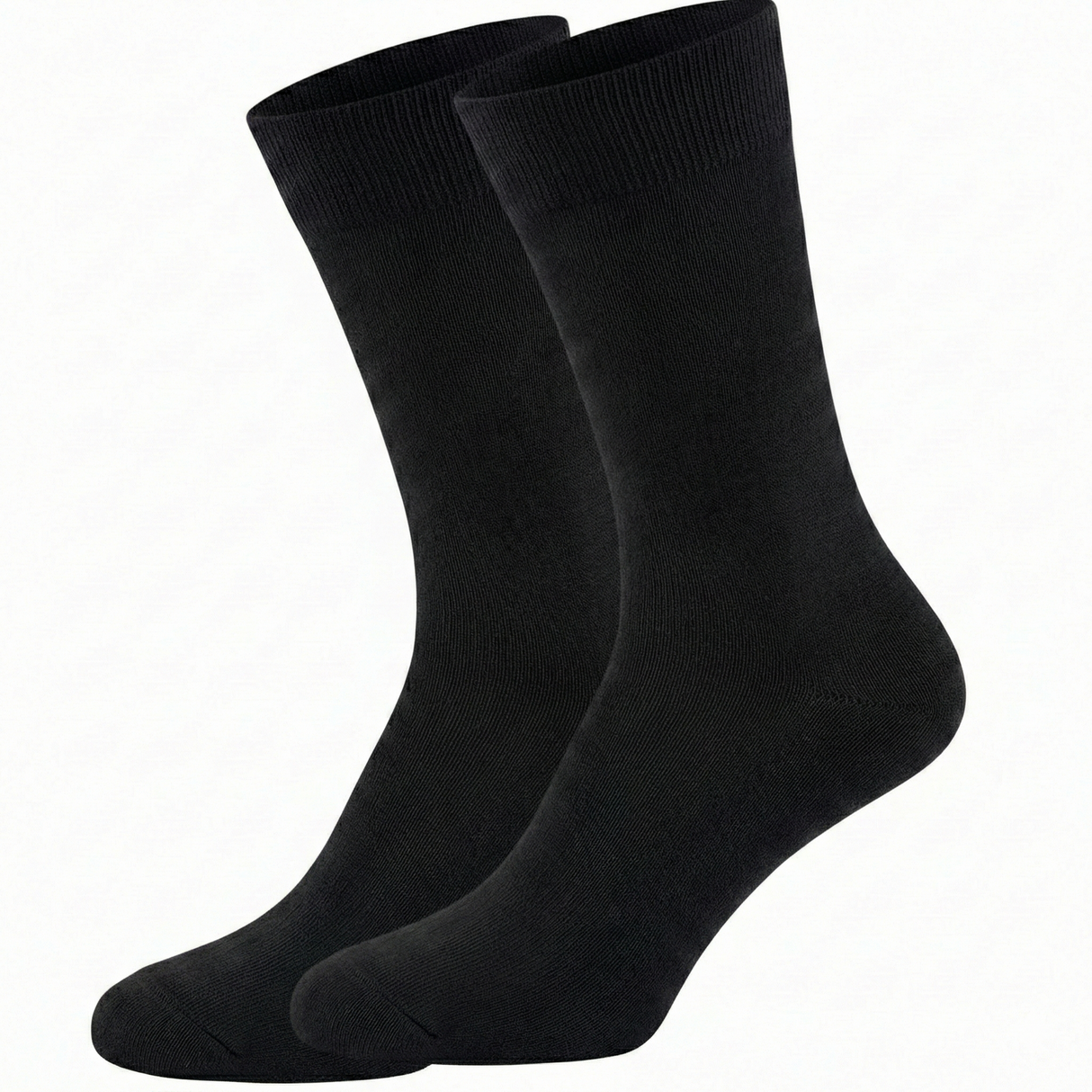 Formalaties Mens Premium Bamboo Socks - Black (Size 7-11)