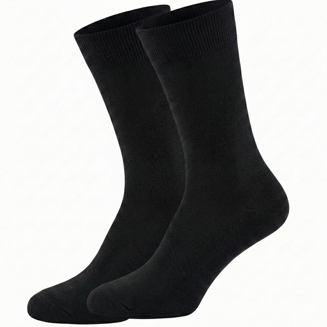 Formalaties Mens Premium Bamboo Socks - Black (Size 7-11)