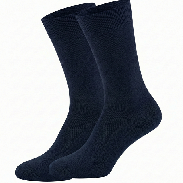Formalaties Mens Premium Bamboo Socks - Navy (Size 7-11)