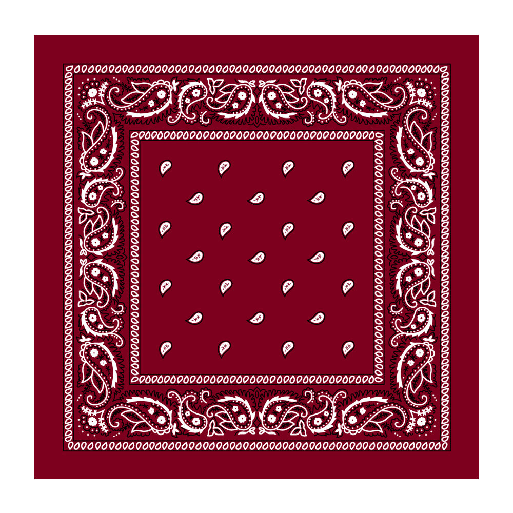 BANDANA Paisley 100% COTTON Head Wrap Durag Bandanna Summer Biker Scarf Mask - Hippie Tie Dye Swirl