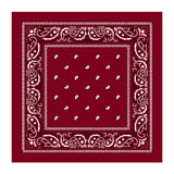 BANDANA Paisley 100% COTTON Head Wrap Durag Bandanna Summer Biker Scarf Mask - Hippie Tie Dye Swirl