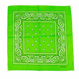 BANDANA Paisley 100% COTTON Head Wrap Durag Bandanna Summer Biker Scarf Mask - Purple