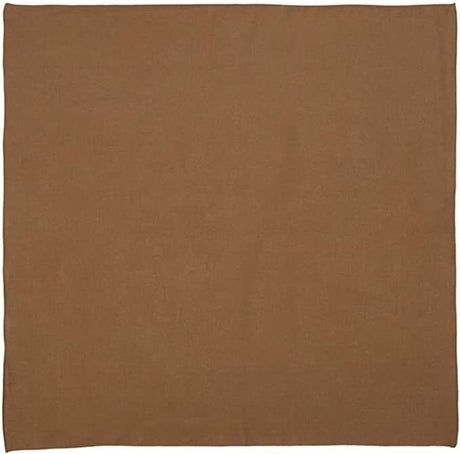 Brown Plain Bandana - 100% Cotton Head Wrap/Durag/Scarf/Mask