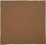 Brown Plain Bandana - 100% Cotton Head Wrap/Durag/Scarf/Mask