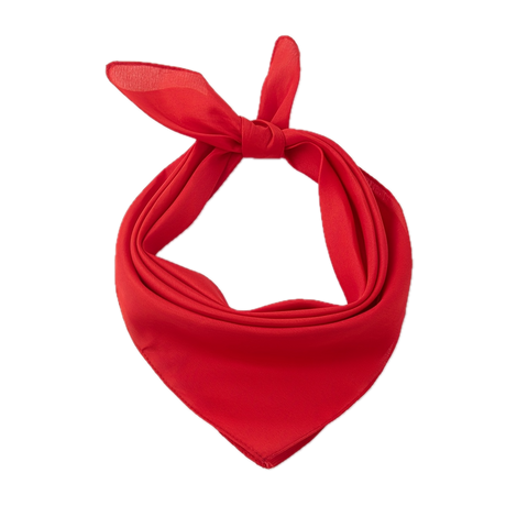 Red Plain Bandana - 100% Cotton Head Wrap/Durag/Scarf/Mask