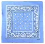 BANDANA Paisley 100% COTTON Head Wrap Durag Bandanna Summer Biker Scarf Mask - Yellow (Plain)