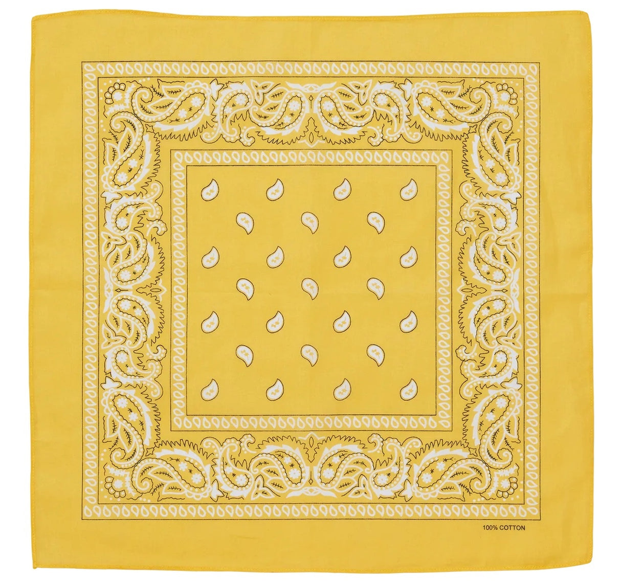 BANDANA Paisley 100% COTTON Head Wrap Durag Bandanna Summer Biker Scarf Mask