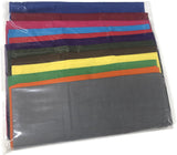 12x HANDKERCHIEFS 100% Cotton Pocket Square Hanky Handkerchief  54x54cm