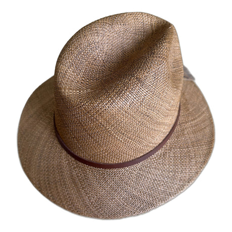 Barmah Reston Palm Panama Straw Hat - Tan