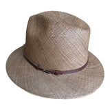 Barmah Reston Palm Panama Straw Hat in Tan - 60cm