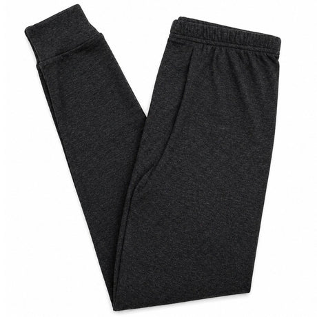 Mens Merino Wool Long John Thermal Pants - Black (Warm Base Layer Underwear)