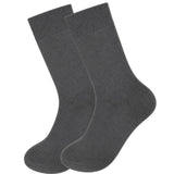 2 Pairs Merino Wool Loose Top Thermal Socks Pack - Grey (Diabetic Circulation)