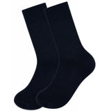 6 Pairs Merino Wool Loose Top Thermal Socks Bulk Pack - Navy (Diabetic Circulation)