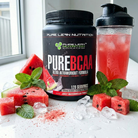 1680g Pure Lean Nutrition BCAA Intra-Workout Powder Pack - Watermelon (Branched Chain Amino Acids Recovery)