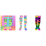 MADMIA 3-Pack Best Friend Love, Daisy & Sunset Knee High Socks - Kids & Adults Ages 6-99