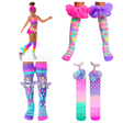MADMIA 4-Pack Mermaid Girls Knee High Socks - Kids & Adults Ages 6-99