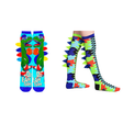 MADMIA 2-Pack Dinosaur Boys Knee High Socks - Toddlers Ages 3-5 (Crazy Sock Day)