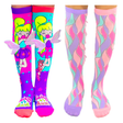 MADMIA 2-Pack Fairy Dust & Fairy Floss Knee High Socks - Toddlers Ages 3-5 (Crazy Sock Day)