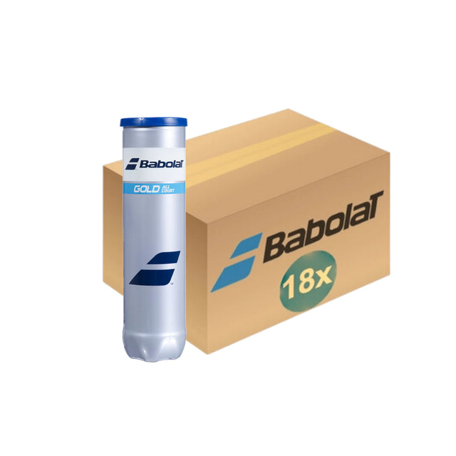 Babolat Gold All Court Tournament Tennis Balls - 72 Balls / 18 Cans (ITF & USTA Approved)