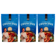 3x Blu Gourmet Pearl Couscous 400g Pack - 100% Natural (Cooks in 10 Minutes)