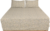 Botanical Mist Pure Cotton Fitted Bed Sheet + Pillowcase Set