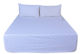 English Garden Pure Cotton Fitted Bed Sheet + Pillowcase Set