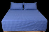 Dot Matrix Pure Cotton Fitted Bed Sheet + Pillowcase Set