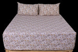 Downton Floral Pure Cotton Fitted Bed Sheet + Pillowcase Set