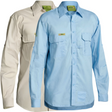 Bisley Mens Insect Protection Long Sleeve Fishing Shirt - Cotton Casual Business Top - VRS6140_BSAN (SND)