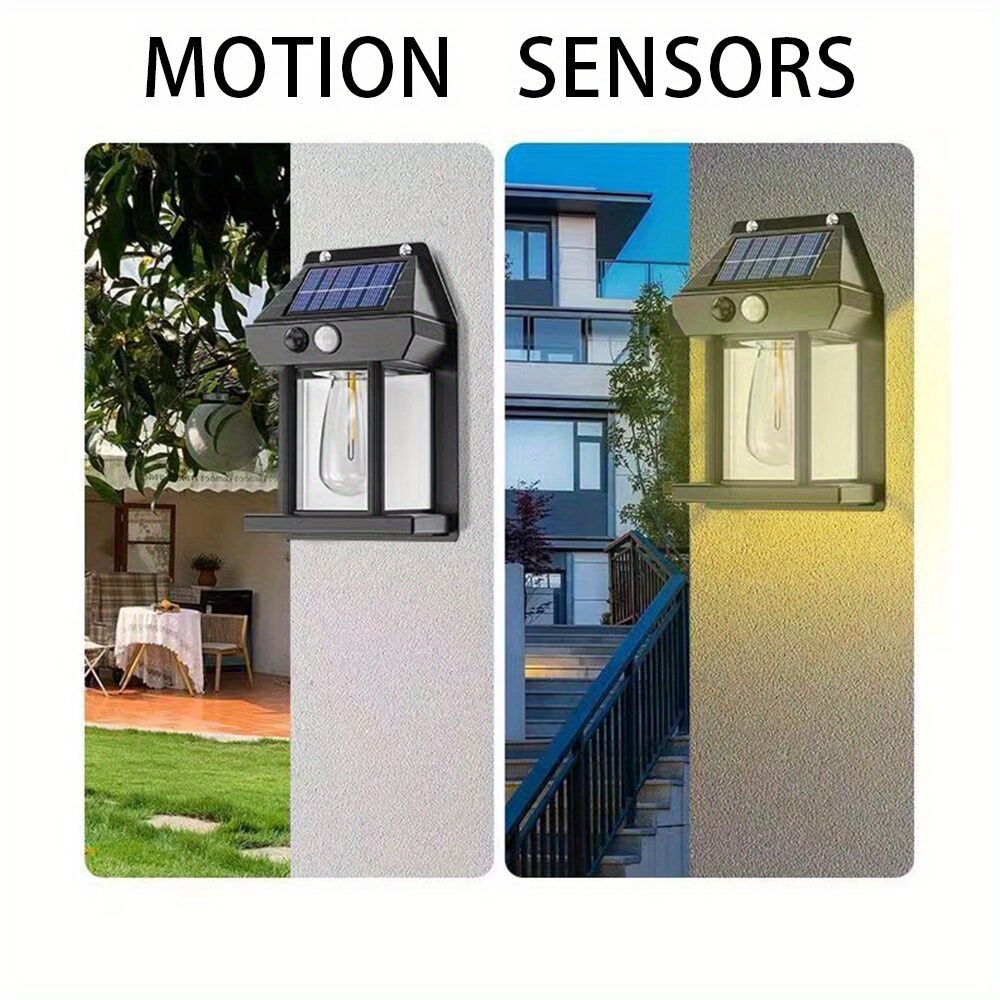 Solar Light Outdoor Motion Sensor Wall LED Waterproof Garden Yard Street Lamp